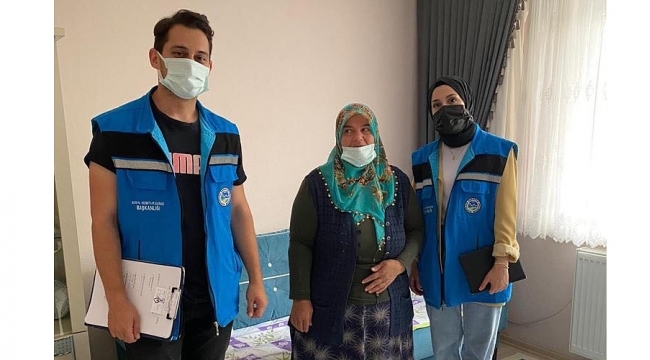 Büyükşehir Belediyesi kahraman asker ailelerinin yanında