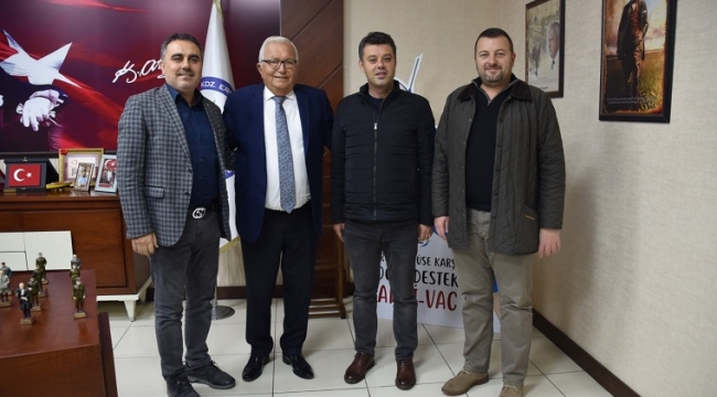 Çorlu Belediye Başkanı Ahmet Sarıkurt, Başkan Posbıyık'ı Ziyaret Etti