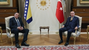 Cumhurbaşkanı Erdoğan, Bosna Hersek Devlet Başkanlığı Konseyi Üyesi Dodik'i kabul etti