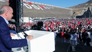 Cumhurbaşkanı Erdoğan, Ilısu Prof. Dr. Veysel Eroğlu Barajı ile yapımı tamamlanan diğer projelerin toplu açılış törenine katıldı