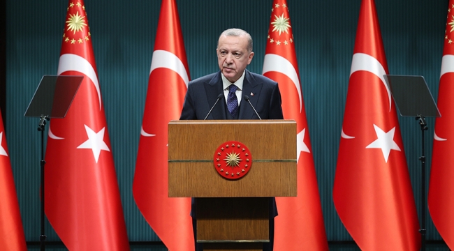 Cumhurbaşkanı Erdoğan, Kabine Toplantısı'nın ardından millete seslendi