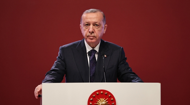 Cumhurbaşkanı Erdoğan, Türk Konseyi Devlet Başkanları 8. Zirvesi'nin basın toplantısında konuştu