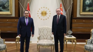 Cumhurbaşkanı Erdoğan, Türk Konseyi Genel Sekreteri Amreyev’i kabul etti