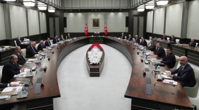 Cumhurbaşkanlığı Kabinesi, Cumhurbaşkanı Erdoğan başkanlığında toplandı