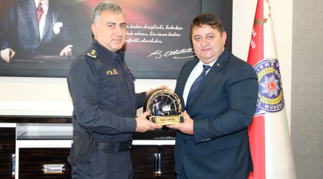 GMİS’ten Emniyet Müdürü Aktaş’a ziyaret