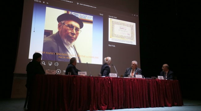 Hattat Hafız Saim Özel saygıyla anıldı