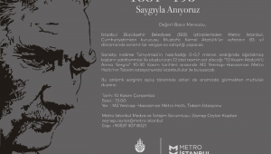 İSTANBUL METROSU'NDA ANLAMLI '10 KASIM' SERGİSİ