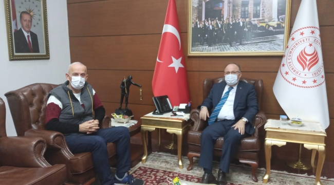 KGD Başkanı Emen, Vali Tutulmaz ile görüştü