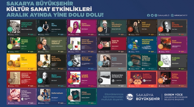 Kültür sanat etkinliklerinde Aralık takvimi açıklandı