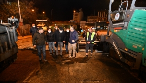 Murat Zorluoğlu gece mesaisinde