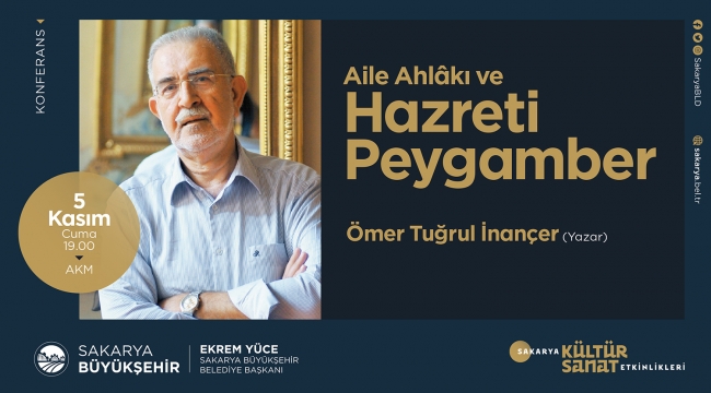 Ömer Tuğrul İnançer konferans için geliyor