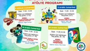 Oyuncak Evi’nin Aralık ayı atölye takvimi açıklandı