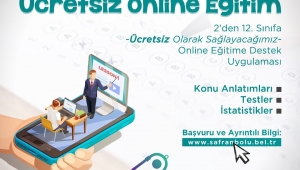 Safranbolu Belediyesi eğitime desteğe devam ediyor