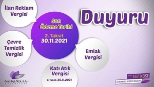 Safranbolu Belediyesi Hatırlattı: Son Gün Bugün!
