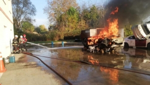 Sakarya Büyükşehir itfaiyesinden yangın eğitimi