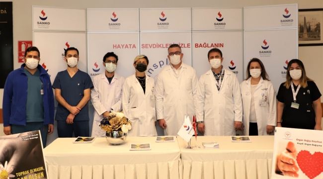 SANKO Üniversitesi Hastanesi,organ bağışının önemini anlatıyor