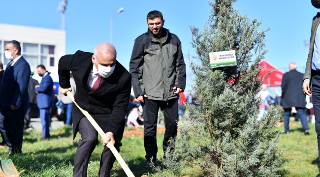 TRABZON’DA FİDANLAR TOPRAKLA BULUŞTU