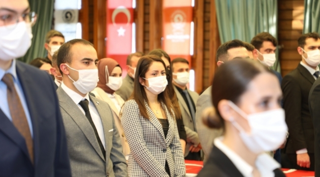 114 ADAY MEMUR YEMİN EDEREK ASALETLERİNİ ALDI