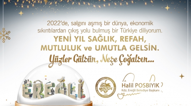 Başkan Posbıyık, yeni yılı kutladı