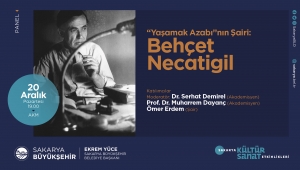 Behçet Necatigil paneli AKM’de