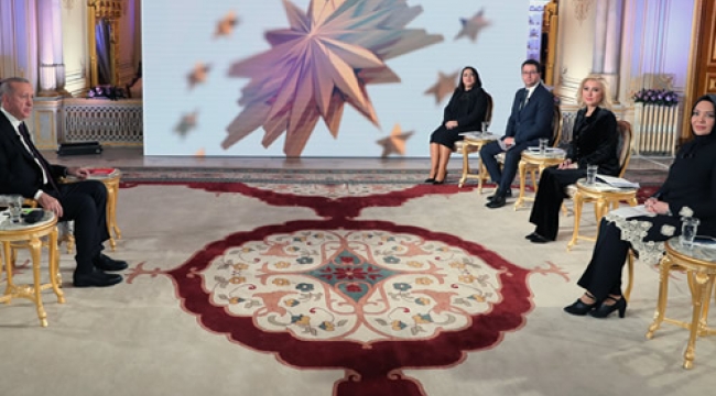 Cumhurbaşkanı Erdoğan, A Haber, ATV, A Para, A News ortak yayınına katıldı