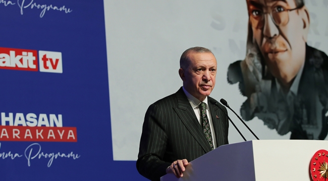 Cumhurbaşkanı Erdoğan, Hasan Karakaya'yı Anma Programı'nda konuştu
