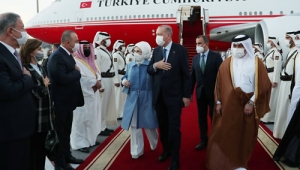 Cumhurbaşkanı Erdoğan Katar'da