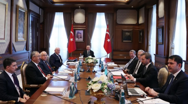 Cumhurbaşkanlığı Yüksek İstişare Kurulu, Cumhurbaşkanı Erdoğan başkanlığında toplandı