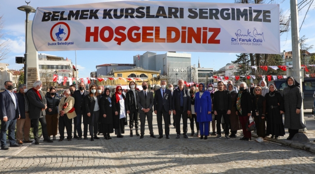 EL EMEKLERİ MİLLET BAHÇESİNDE SERGİLENDİ