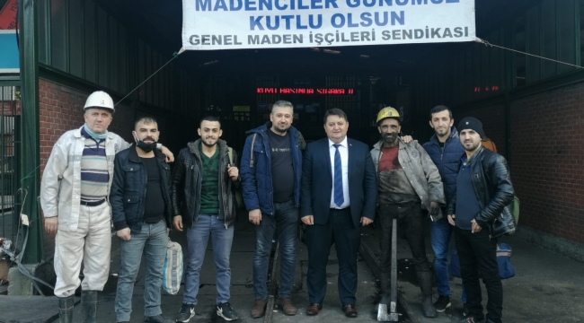 GMİS GENEL BAŞKANI YEŞİL’DEN DÜNYA MADENCİLER GÜNÜ ZİYARETLERİ