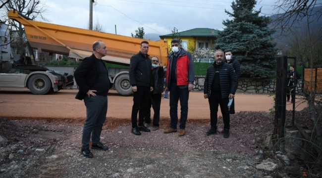 KARTEPE-DERBENT YOLLARIDA KIŞA HAZIR