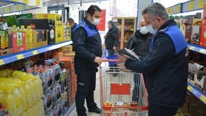 KDZ. Ereğli'de marketler denetlendi! Zabıta, 4 markete tutanak tuttu