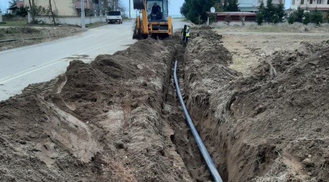 Kocaali Alandere Mahallesi'ne 35 bin metrelik yeni içme suyu hattı