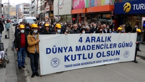 MADENCİ KENTİ, DÜNYA MADENCİLER GÜNÜ’NÜ KUTLADI