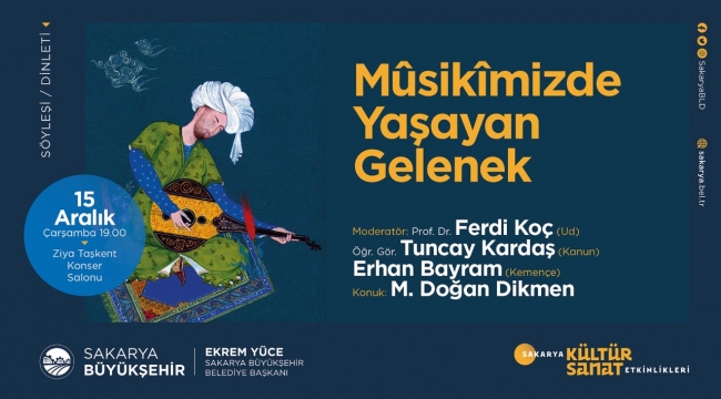 Müziğin ustaları Ziya Taşkent'te konser verecek