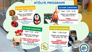 Oyuncak Evi’nin yeni yılın ilk atölye takvimi açıklandı