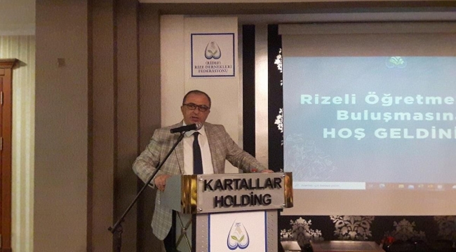 RİDEF Ankara’daki Rizeli öğretmenleri buluşturdu