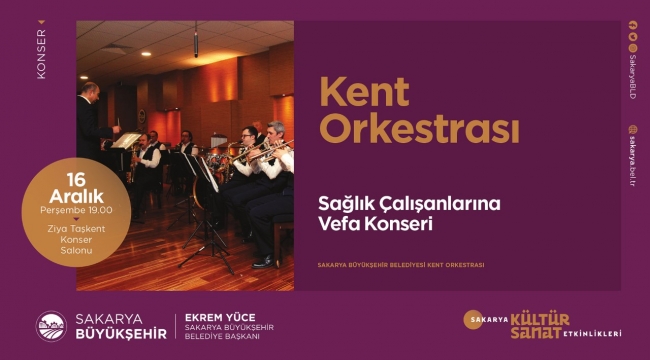 Sağlık çalışanlarına vefa konseri