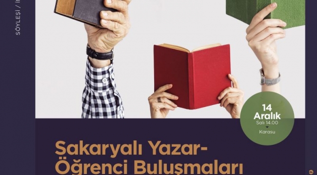 Sakaryalı yazarlar Karasu'da öğrencilerle buluşacak