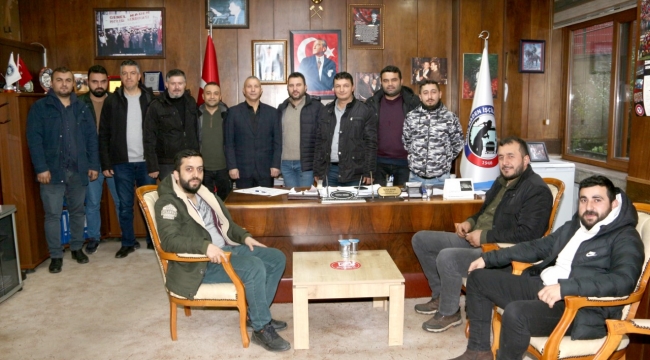 Üzülmez harici servis çalışanlarından Demir’e ziyaret 