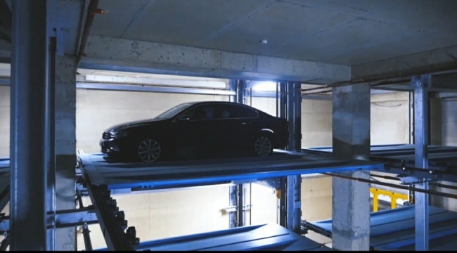 Bölgenin tek tam otomatik otoparkı beğeni kazandı