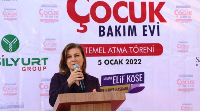 Gündüz Çocuk Bakım Evinin Temeli Atıldı