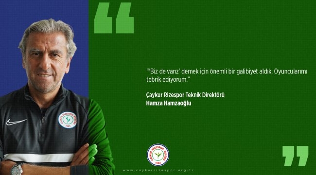 Hamza Hamzaoğlu'ndan Maç Sonu Açıklaması