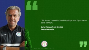 Hamza Hamzaoğlu'ndan Maç Sonu Açıklaması