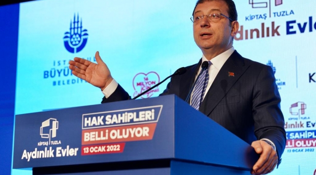 İMAMOĞLU: BİR AVUÇ İNSANI MUTLU ETME ÇABASINDA ASLA OLMADIK, OLMAYACAĞIZ