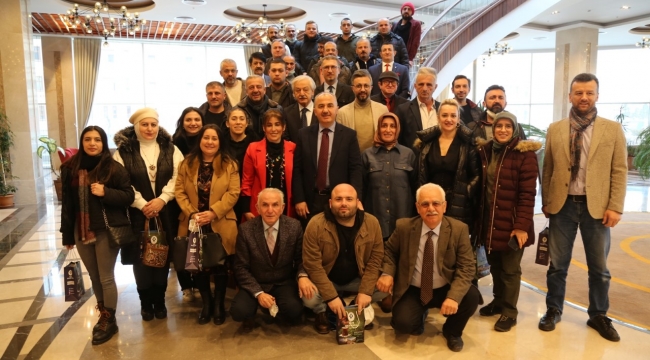 Rahmi Metin, gazeteciler ile bir araya geldi