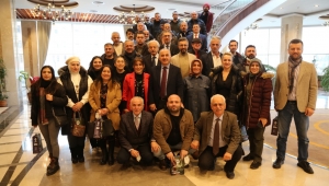 Rahmi Metin, gazeteciler ile bir araya geldi