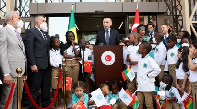 Cumhurbaşkanı Erdoğan, Türkiye’nin Dakar Büyükelçiliği Kançılarya Binası’nın açılış törenine katıldı