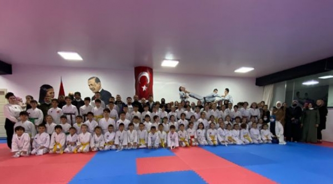 GELECEĞİN SPORCULARI TERFİ ETTİ