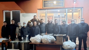GMİS'ten madenciye çorba ikramı